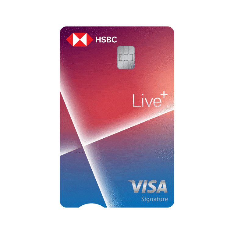 Get Waived Annual Fees for 3 Years with an HSBC Live+ Credit Card